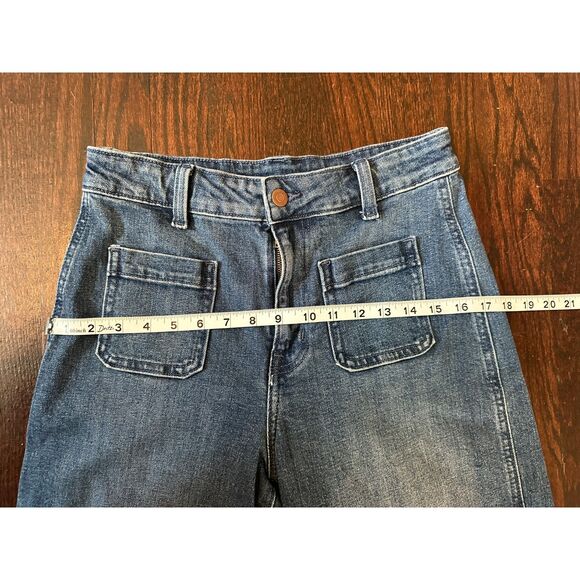 Old Navy Extra High Rise Wide Leg Jeans Size 4 - Picture 7 of 12